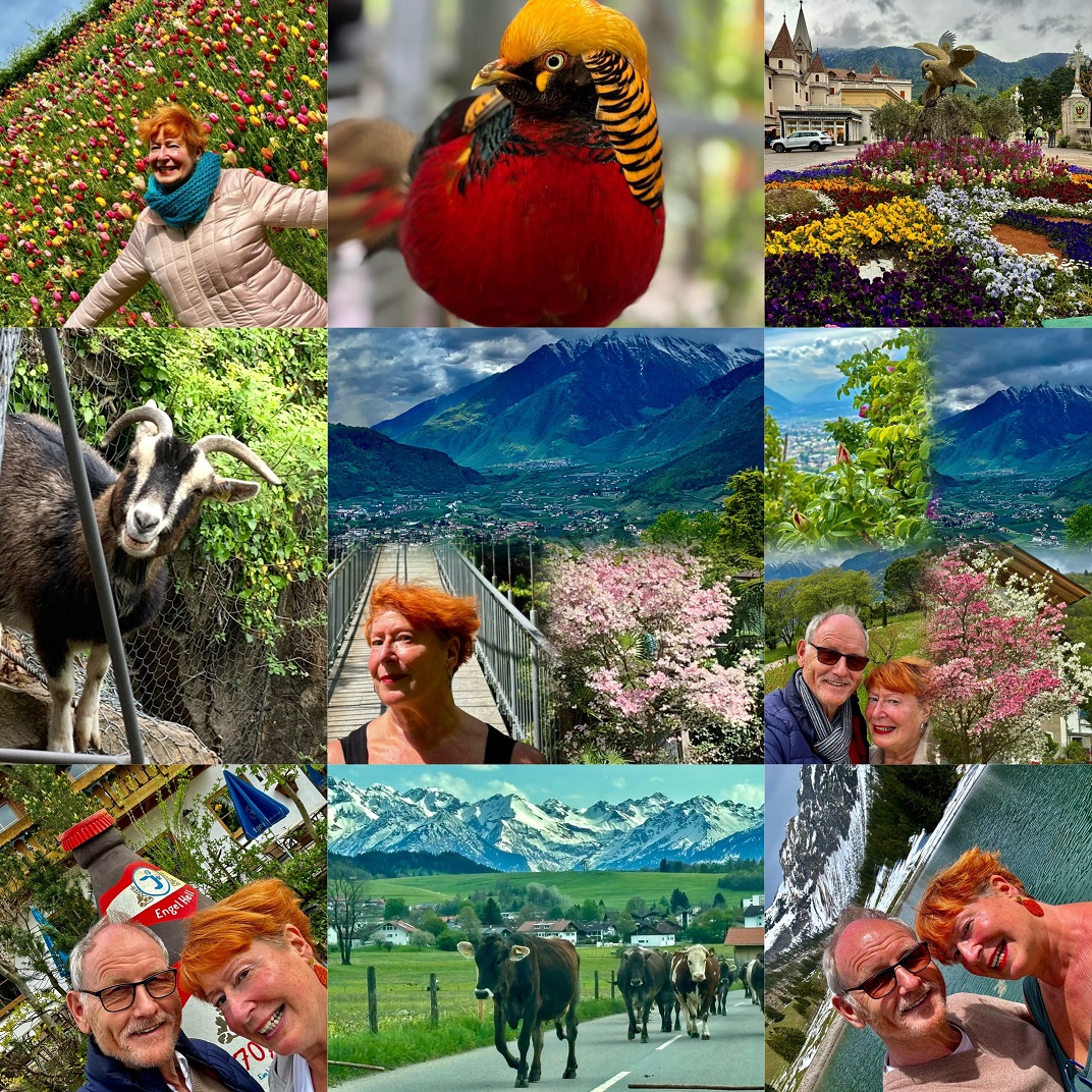 Dorf Tirol und Allgaeu